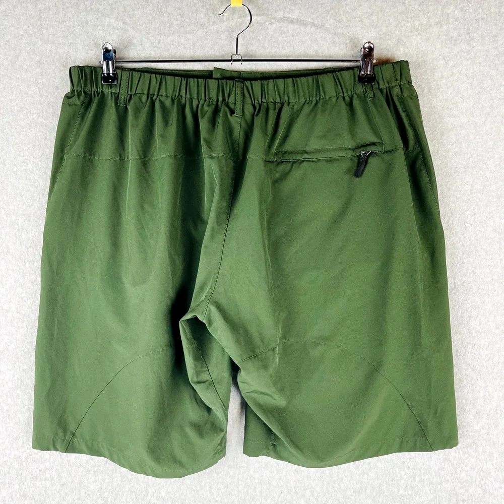 Little Donkey Andy Mens XL Stretch Quick Dry Cargo Shorts Hiking Camping Green - Picture 6 of 8